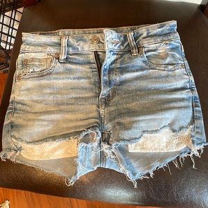 2inch inseam American Eagle denim shorts